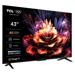 TCL 43V6C SMART TV 43" LED/4K UHD/Direct LED/3xHDMI/USB/LAN/GoogleTV POŠKOZENÁ KRABICE 43V6CR