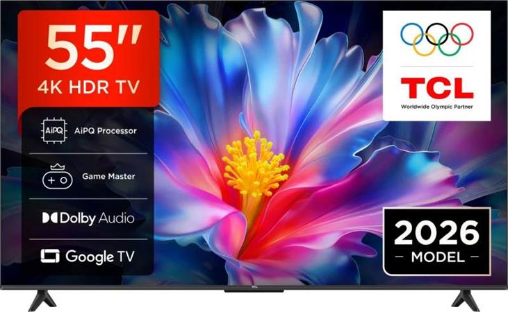 TCL 55P6L SMART TV 55" LED/4K UHD/Direct LED/60Hz/3xHDMI/1xUSB/LAN/GoogleTV