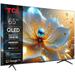 TCL 65T8C SMART TV 65" QLED/4K UHD/Direct LED/144Hz/4xHDMI/USB/LAN/GoogleTV POŠKOZENÁ KRABICE 65T8CR