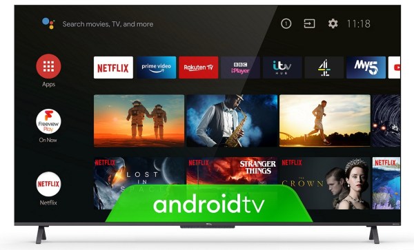 TCL 75C725 TV SMART ANDROID QLED, 189cm, 4K Ultra HD, Poškozený obal 75C725R