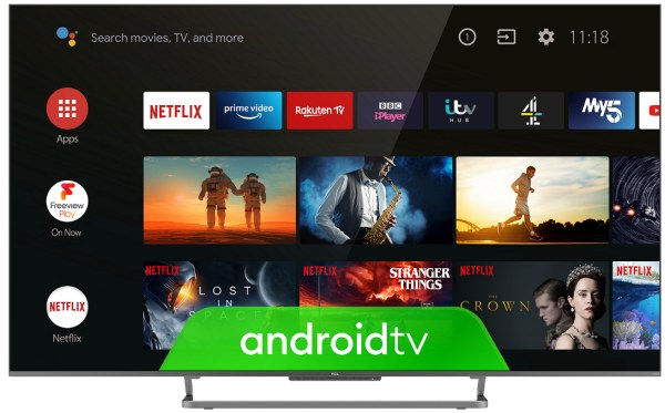 TCL 75C728 TV SMART ANDROID QLED, 189cm, 4K Ultra HD, Poškozený obal 75C728R