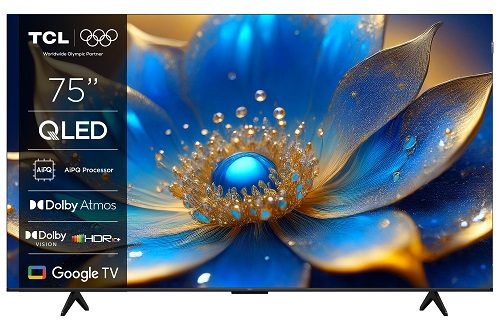 TCL 75P71K SMART TV 50" QLED/4K UHD/Direct LED/3xHDMI/2xUSB/LAN/GoogleTV POŠKOZENÁ KRABICE 75P71KR