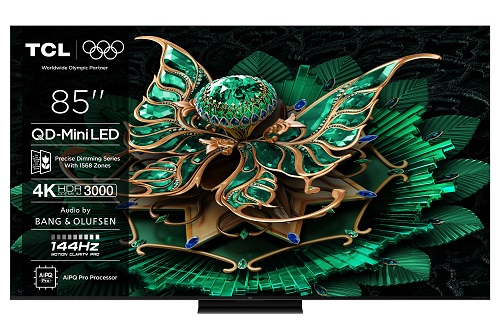 TCL 85C7K SMART TV 85" QLED/4K UHD/Mini LED/144Hz/4xHDMI/USB/LAN/GoogleTV POŠKOZENÁ KRABICE 85C7KR