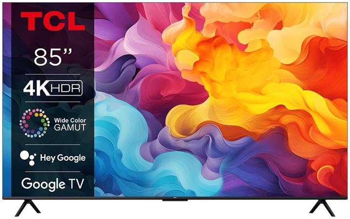 TCL 85V6B SMART TV 85" LED/4K UHD/Direct LED/3xHDMI/2xUSB/LAN/GoogleTV 85V6B