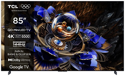 TCL 85X11K SMART TV 85" QLED/4K UHD/Mini LED/144Hz/4xHDMI/USB/LAN/GoogleTV POŠKOZENÁ KRABICE 85X11KR
