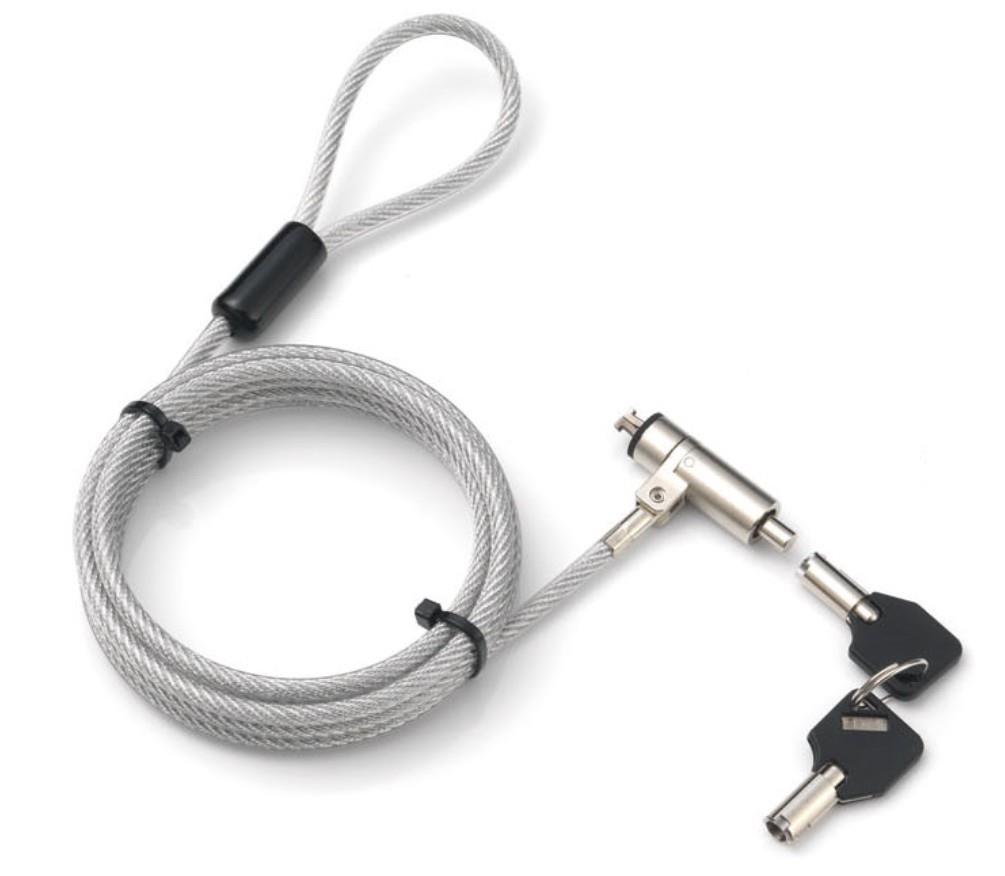 Techly Káblový zámok notebooku pre Nano na kľúč Slot 2.5x5.5 180cm 107289