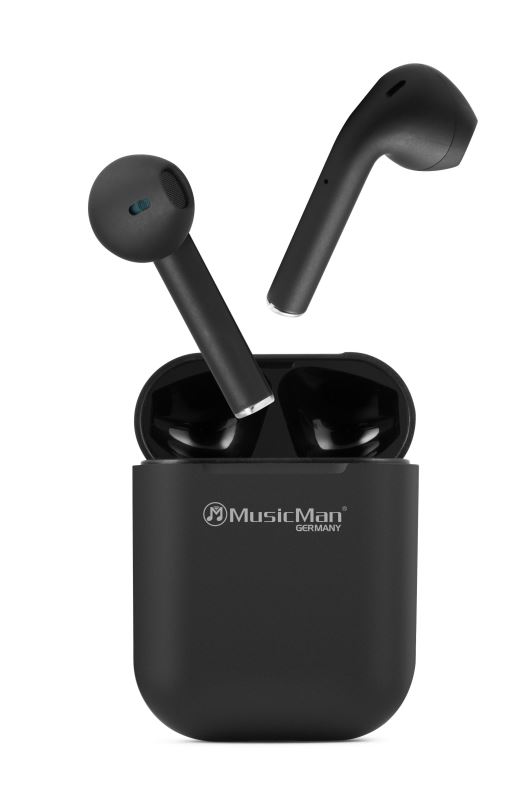 Technaxx BT Micro In-Ear sluchátka, dokovací box, TWS, černé (BT-X57) 4260358124025