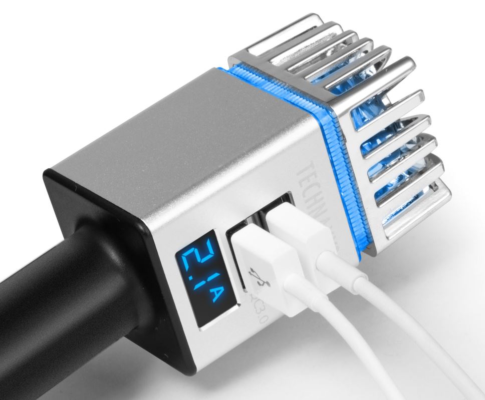 Technaxx Čistička vzduchu do auta, do DC 12V, 2x USB, (TX-130) 4260358123646