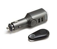 Technaxx nabíječka do auta s autoalarmem s detekcí pohybu + dálkové ovládání 4743