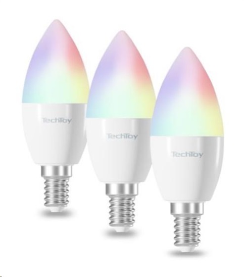 TechToy Bulb RGB 4.5W E14 3pcs set 8596115842328