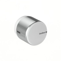 tedee GO2 – chytrý zámek, stříbrný TD-GO2-LOCKAL-WH