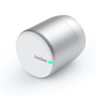 tedee PRO – chytrý zámek, stříbrný TD-LOCK-WH