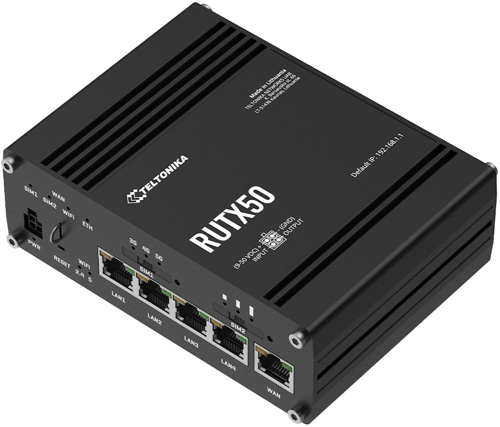 Teltonika 5G Router RUTX50 eSIM RUTX50320000