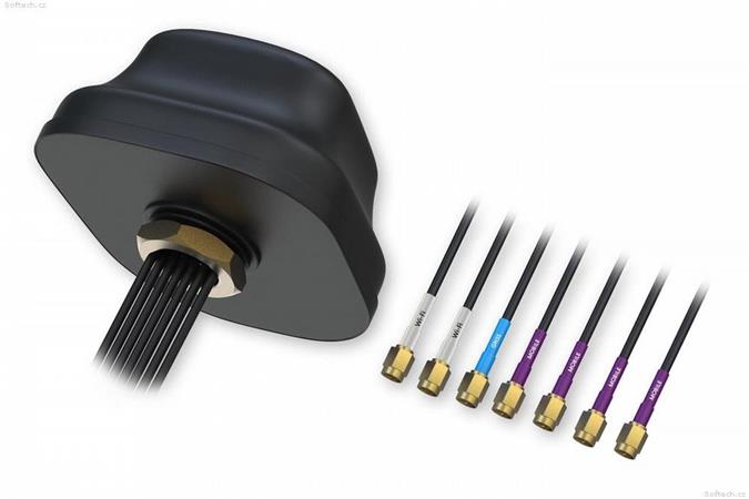 Teltonika PR1KC640 anténa 5G COMBO MIMO Mobile/GNSS/WIFI ROOF SMA