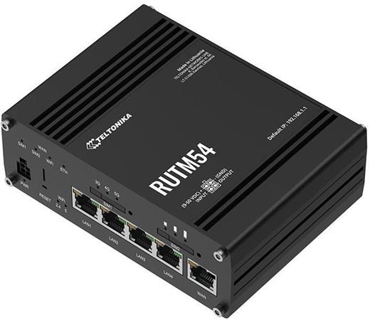 Teltonika RUTM54 Průmyslový 5G Wi-Fi Router, GPS, eSIM RUTM54000200