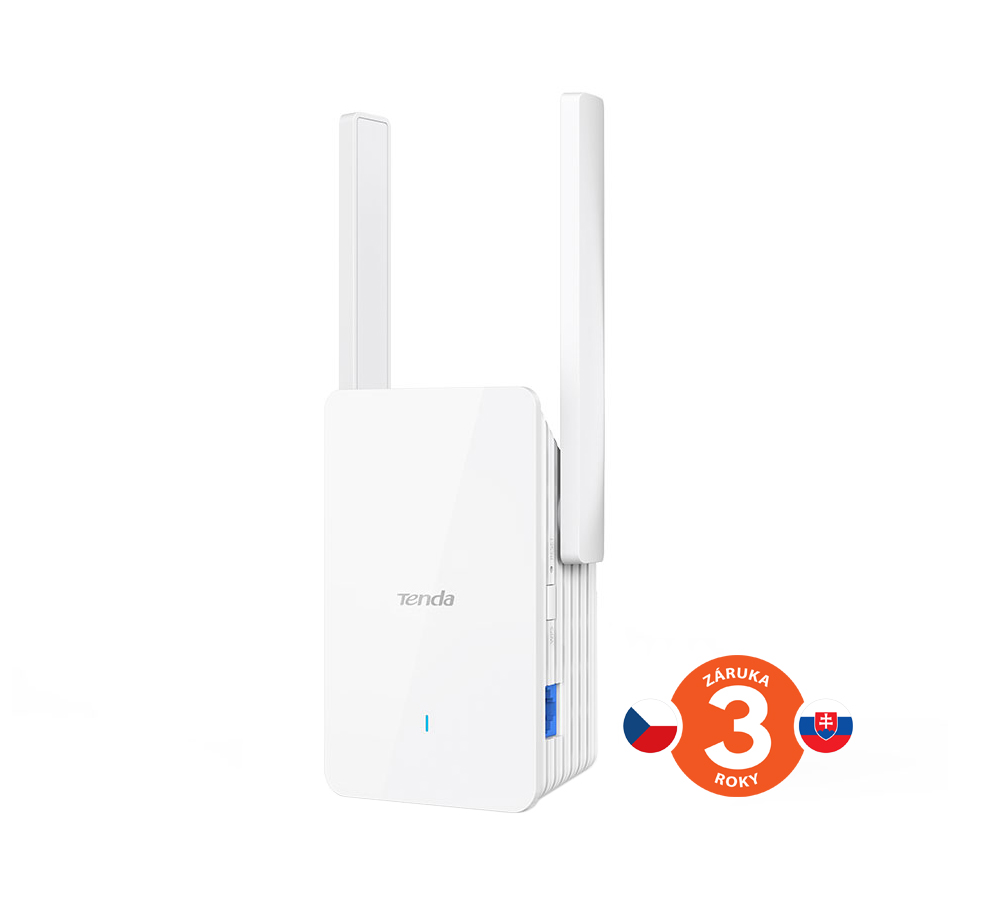Tenda A23 - WiFi Range Extender AX1500 WiFi 6, opakovač 1501 Mb/s, 1x GLAN 1 Gb/s, WPS,2x 5dBi, WPA3 A27