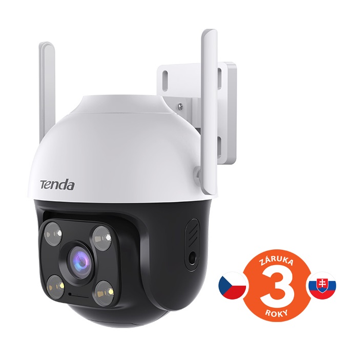 Tenda CH7-WCA - Venkovní otočná IP65 Wi-Fi 4MPx kamera, noční LED, audio, detekce pohybu, CZ app 75012007