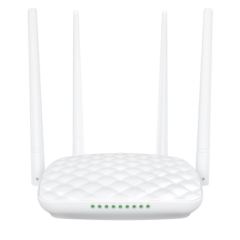 Tenda FH456 Wireless-N router 300Mbps (3xLAN, 1xWAN), 4x5dBi fix.ant. HiPower, UniRepeater, WISP
