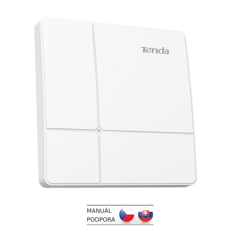 Tenda i24 WiFi-AC AP / Client+AP 1200Mb/s, 1x GLAN, 12xSSID, VLAN, aktivní PoE/adaptér, stěna/strop