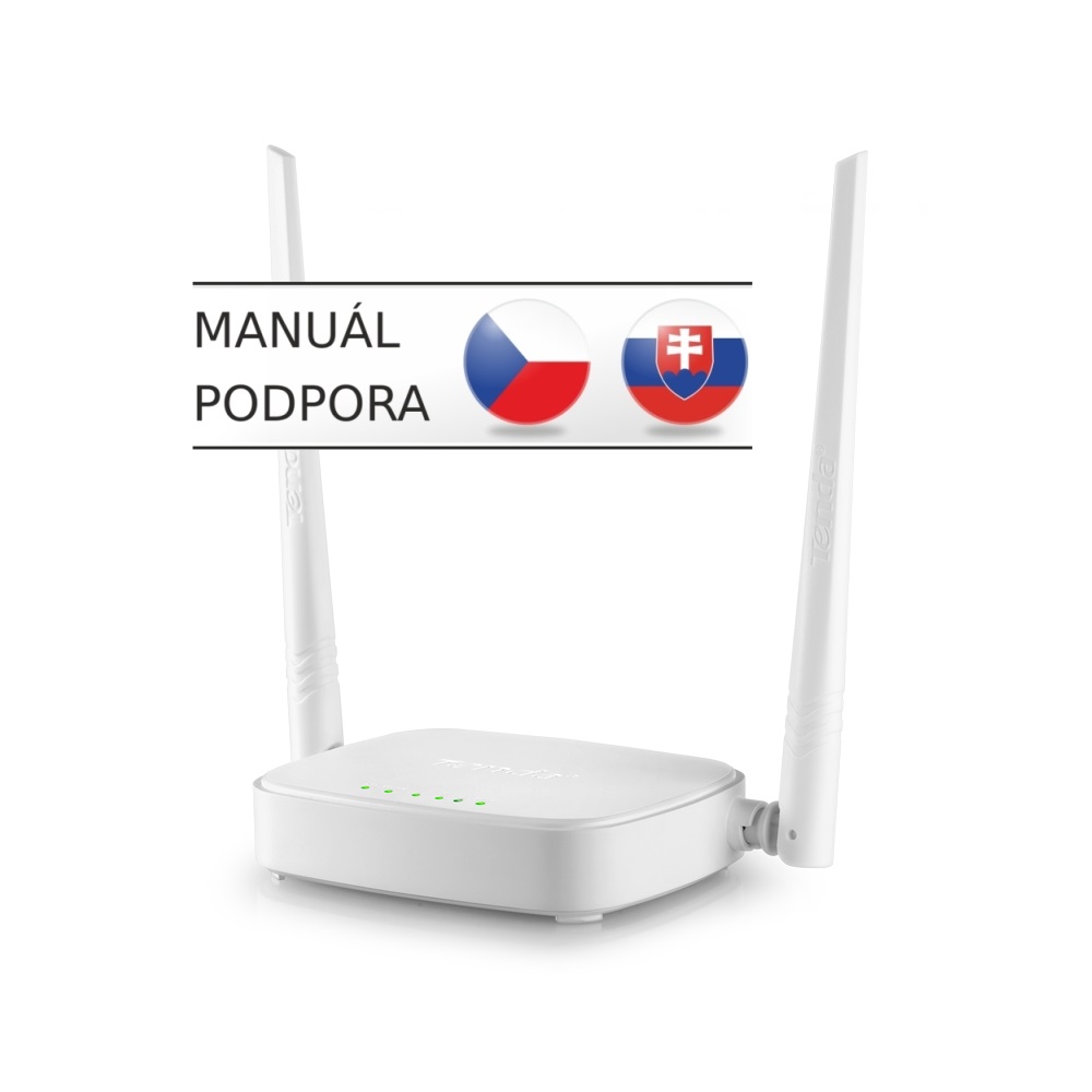 Tenda N301 WiFi N Router 802.11 b/g/n, 300 Mbps, WISP, Universal Repeater, AP, 2x 5 dBi antény
