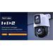 Tenda RH9-WCA - Venkovní otočná Dual Lens IP65 Wi-Fi 6 MPx kamera, noční LED, audio, detekce, CZ app 75012014