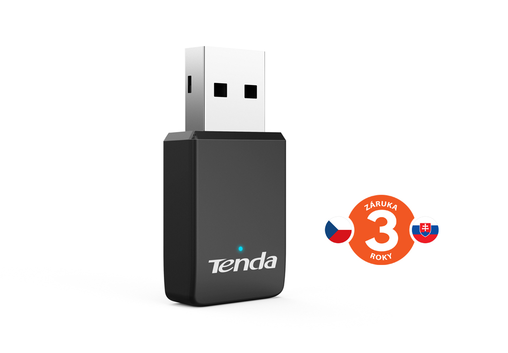 Tenda U11 WiFi AX900 USB Adapter, 886 Mb/s, 802.11 ax/ac/b/g/n, Windows, Linux, Ubuntu, autoinstall 75012026