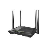 Tenda V12 - Bezdrôtový AC dvojpásmový VDSL2+/VDSL/ADSL router 802.11ac/a/b/g/n,1200 Mb/s, gigabitová sieť WAN/LAN, USB