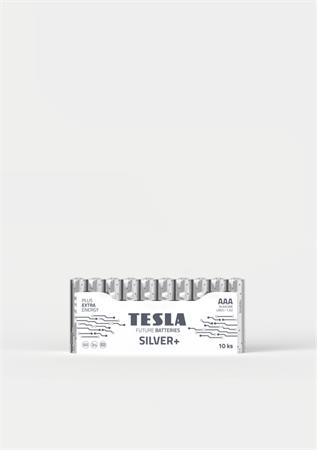 TESLA alkalické baterie AAA SILVER+ 1,5V 1120mAh 10 ks