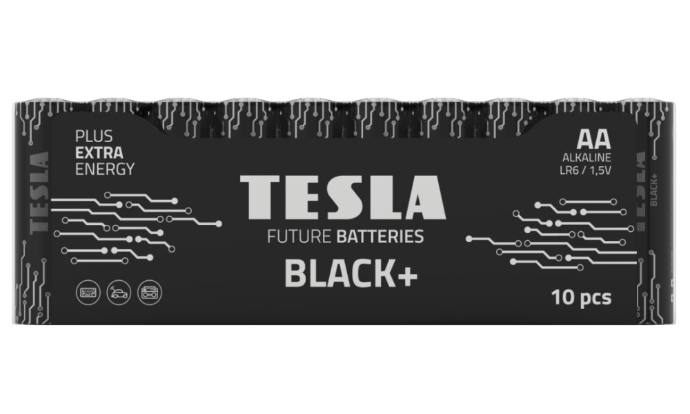 TESLA - baterie AA BLACK+, 10ks, LR06