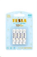 TESLA BATTERIES AAA TOYS BOY ( LR03/ BLISTER FOIL 4 PCS)