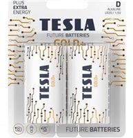 TESLA BATTERIES D GOLD+ ( LR20 / BLISTER FOIL 2 PCS ) 12200220