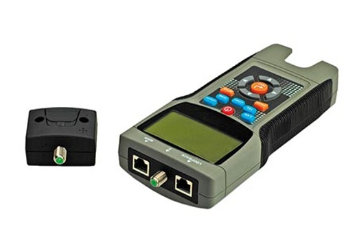 Tester sítě multifunkční RJ45 pro síťové, telefonní a koaxiální kabely 13.99.3002