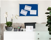 Textilní nástěnka AVELI 90x60, hliníkový rám XRT-00145