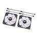 THERMAL TAKE Ventilátor CT120 ARGB 2-Pack, 2x120mm, černá CL-F149-PL12SW-A