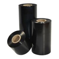Thermal transfer ribbons, Zebra, 1600, wax, 220 mm, 450 m, Out, Black 01600BK22045