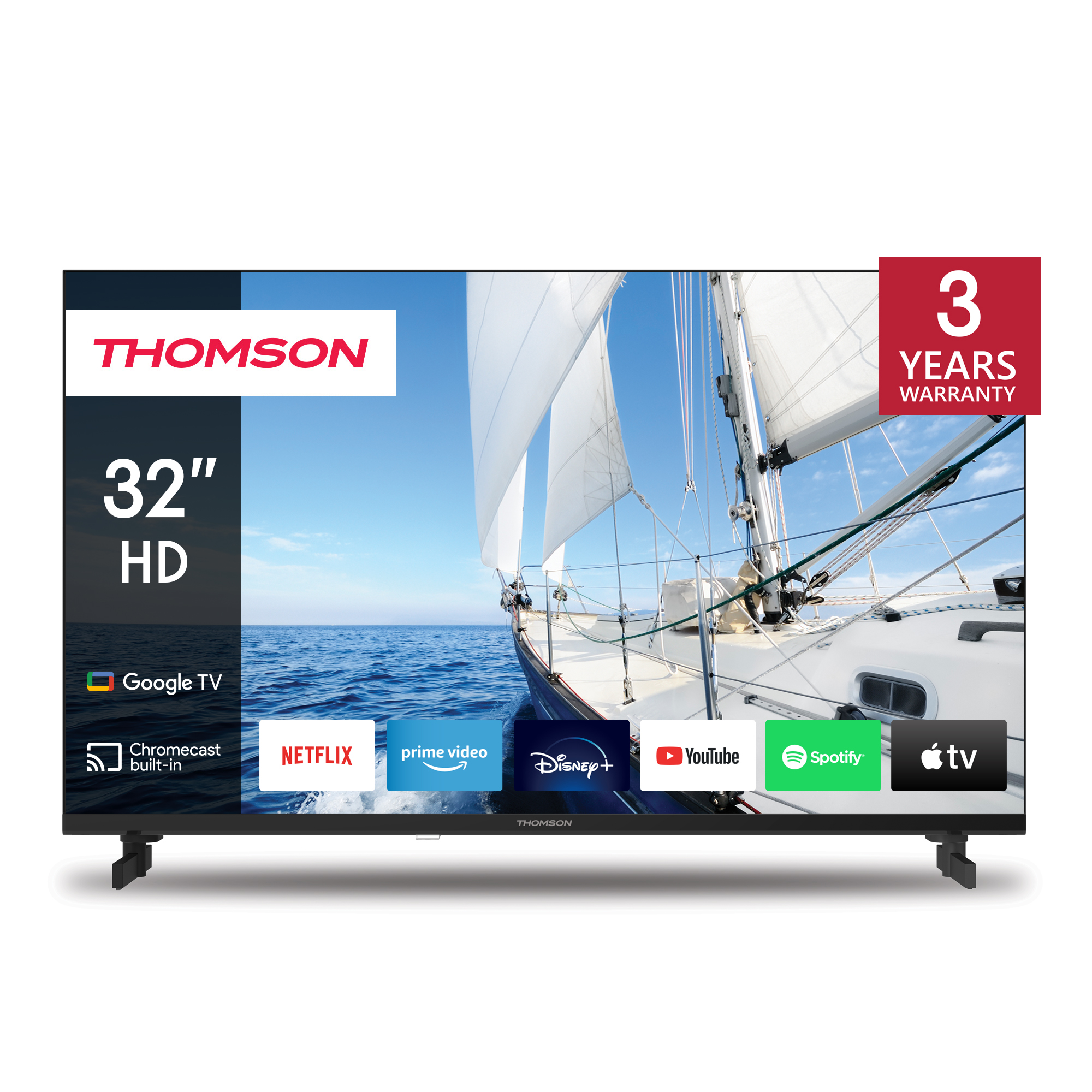 Thomson 32HG2S14 - Google TV 32" HD Black