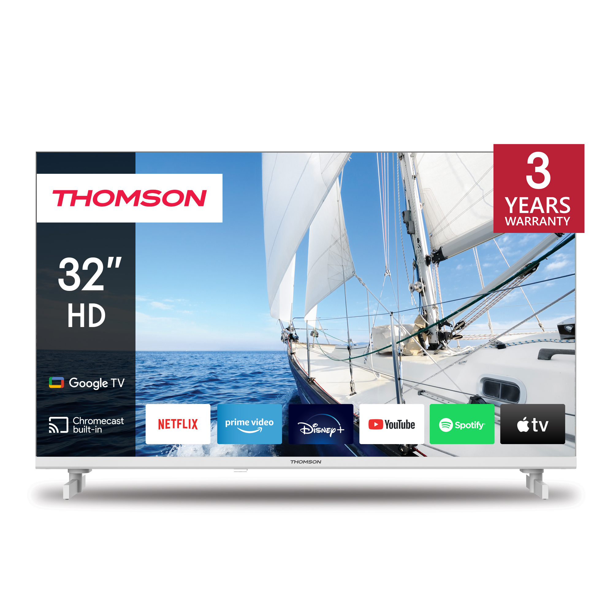Thomson 32HG2S14W - Google TV 32" HD White