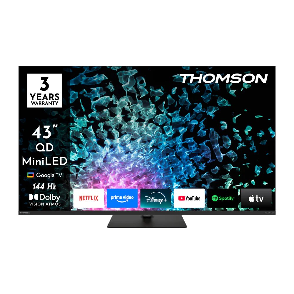 Thomson 43MG7C15 - 4K LED Smart TV, Google TV, 43", 144 Hz