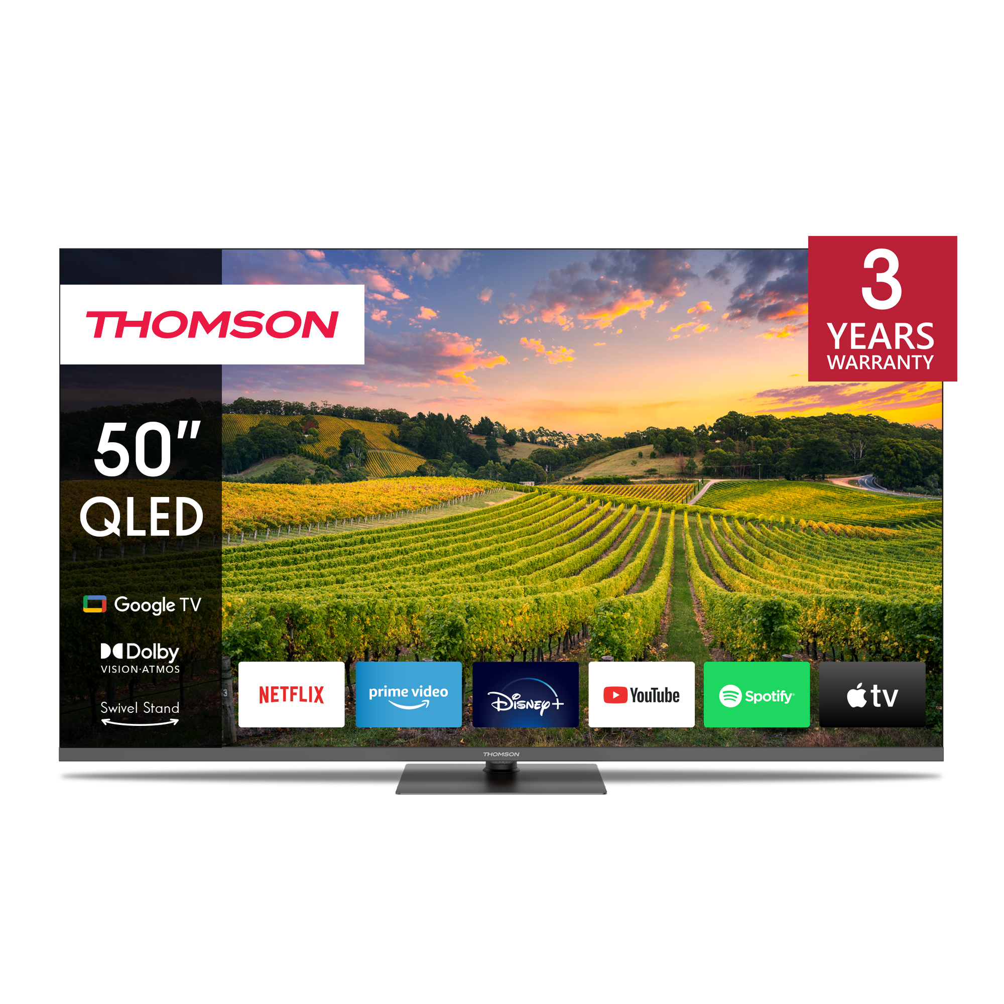 Thomson 50QG5C14 - 4K UHD Google TV 50" QLED