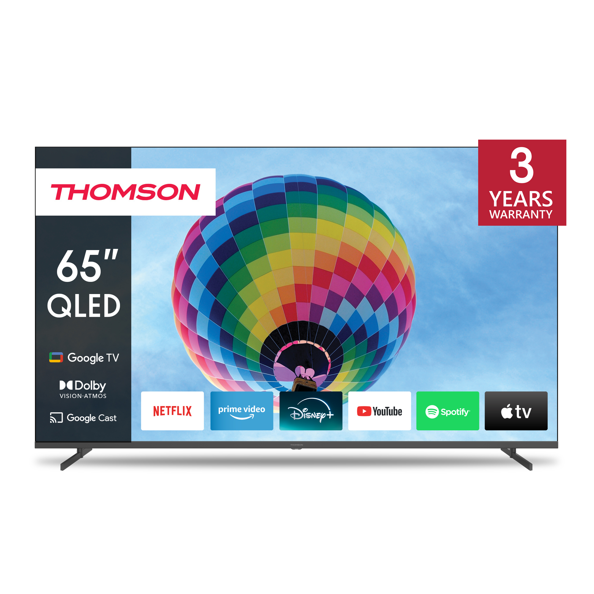 Thomson 65QG4S14 - 4K Smart Ultra HD QLED Google TV
