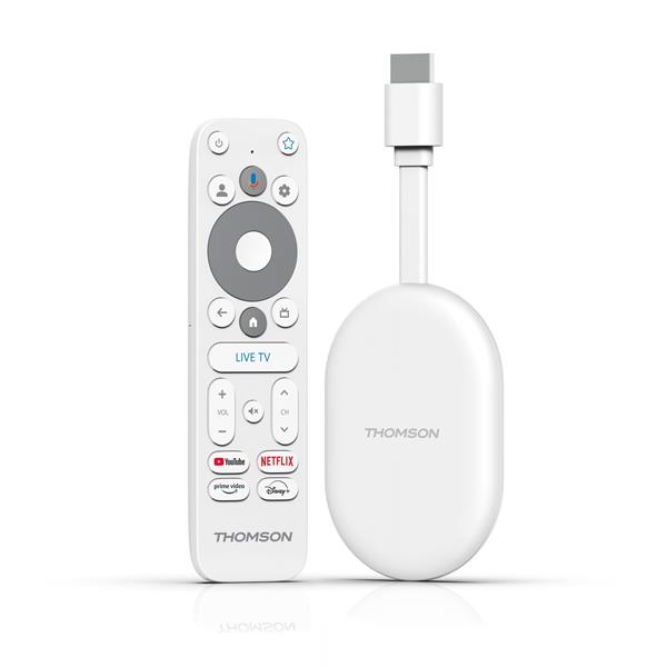 Thomson Streaming DONGLE GO CAST 150 - 4K UHD, Google Cast, Hej Google DONGLE150