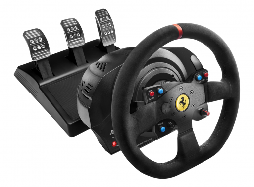 Thrustmaster Ferrari T300 Integral Racing - Alcantara - Volant a pedály - kabelové - pro PC, Sony P 4160652