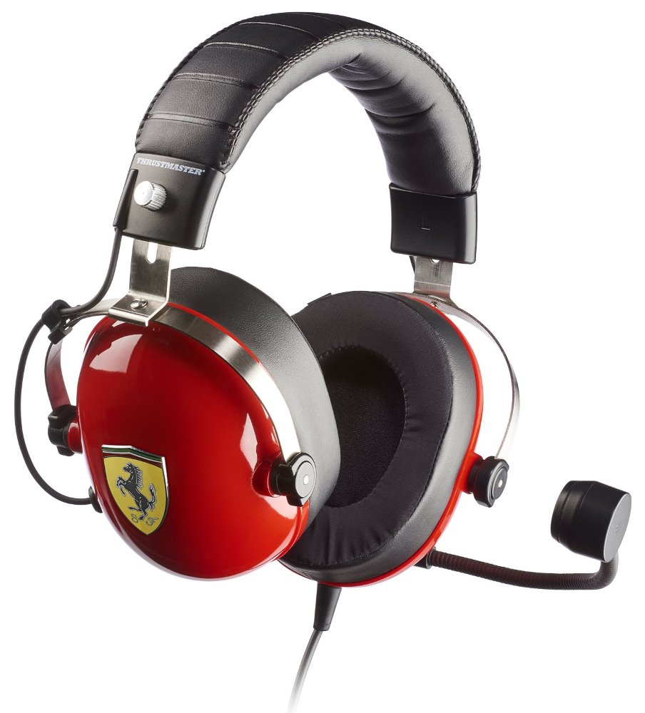 ThrustMaster T.Racing Scuderia - Ferrari Edition - náhlavní souprava - plná velikost - kabelové - 3 4060105