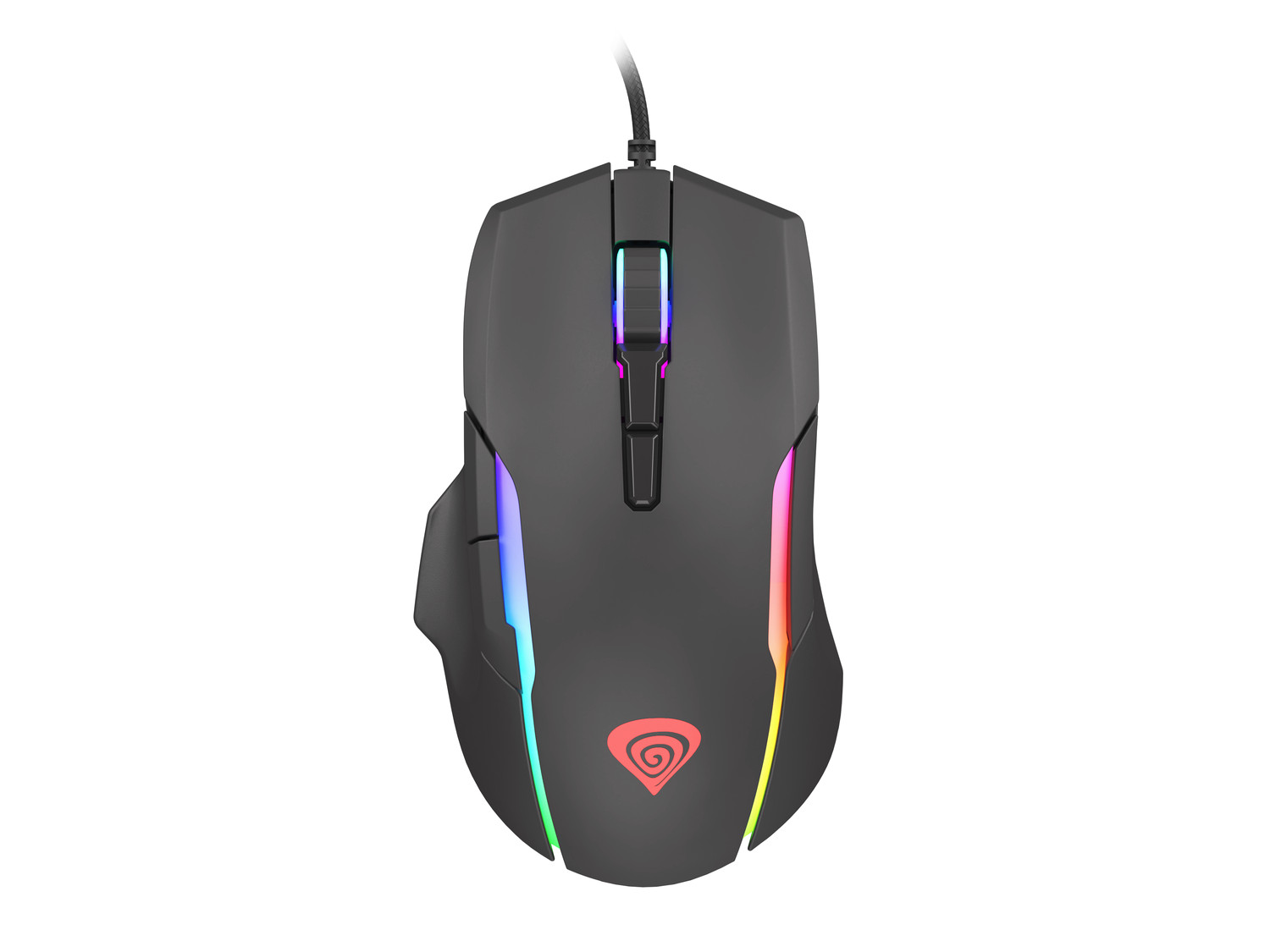 Tichá herní myš Genesis Xenon 220, RGB podsvícení, software, 6400 DPI NMG-1572
