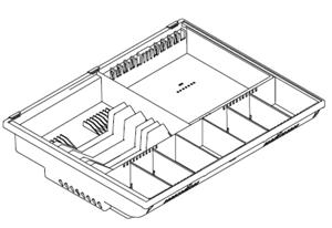 TILL INSERT FOR C. DRAWER4866 (pořadač-EURO)