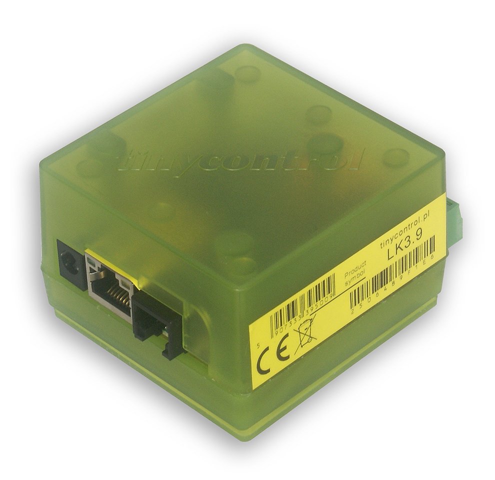 TINYCONTROL LAN ovladač s relé v3.9 LK3.9