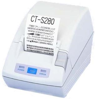 Tlačiareň Citizen CT-S280 RS232, externí zdroj, odtrhávací lišta, béžová CTS280RSEWH