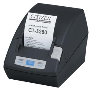 Tlačiareň Citizen CT-S280 RS232, externí zdroj, odtrhávací lišta, černá CTS280RSEBK