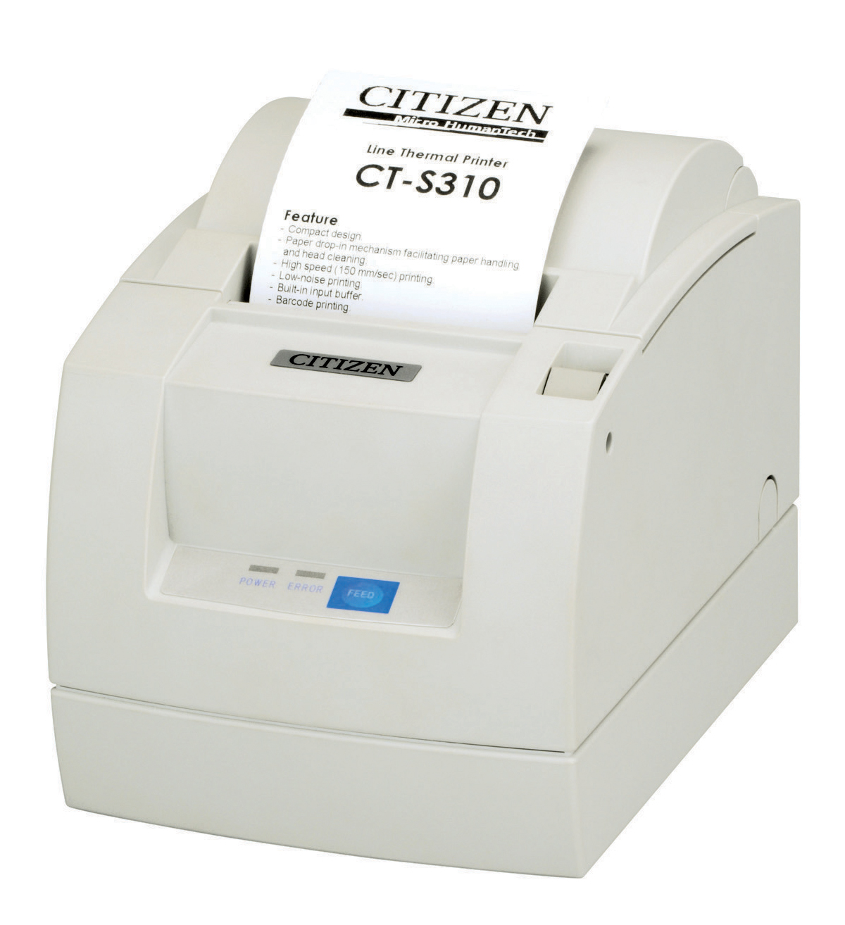 Tlačiareň Citizen CT-S310-II USB/Serial, Interní zdroj, bílá CTS310IIEPW