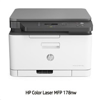 Tlačiareň HP Color LaserJet MFP 178nw A4, 18/4ppm, USB 2.0 + WiFi, Print/Scan/Copy 4ZB96A#B19